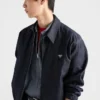 Denimová blůza z chambray s zipem Denimová blůza z chambray s zipem
