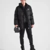 Dlouhá péřová bunda z Re-Nylonu Dlouhá péřová bunda z Re-Nylonu