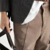Džíny s pěti kapsami z vypraného denimu Džíny s pěti kapsami z vypraného denimu