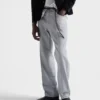 Džíny s pěti kapsami z vypraného denimu Džíny s pěti kapsami z vypraného denimu