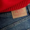 Džíny z vypraného denimu s pěti kapsami Džíny z vypraného denimu s pěti kapsami