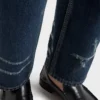 Džíny z vypraného denimu s pěti kapsami Džíny z vypraného denimu s pěti kapsami