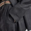 Dvouřadé sako z vlněné kostkované látky Dvouřadé sako z vlněné kostkované látky