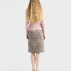 Žebrovaný pletený kardigan Žebrovaný pletený kardigan