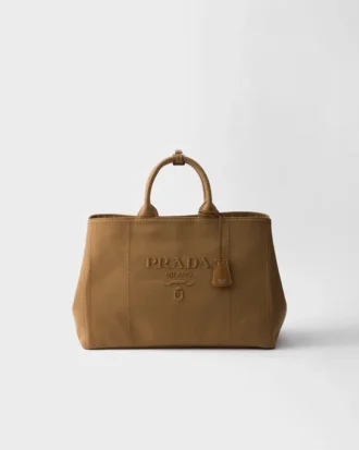 Extra velká bavlněná plátěná taška Prada Jardiniare