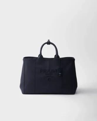 Extra velká bavlněná plátěná taška Prada Jardiniare
