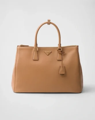 Extra velká kožená taška Prada Buckle