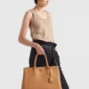 Extra velká kožená taška Prada Buckle