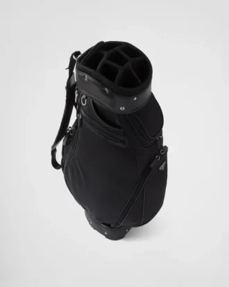 Golfová taška z materiálu Re-Nylon a Saffiano