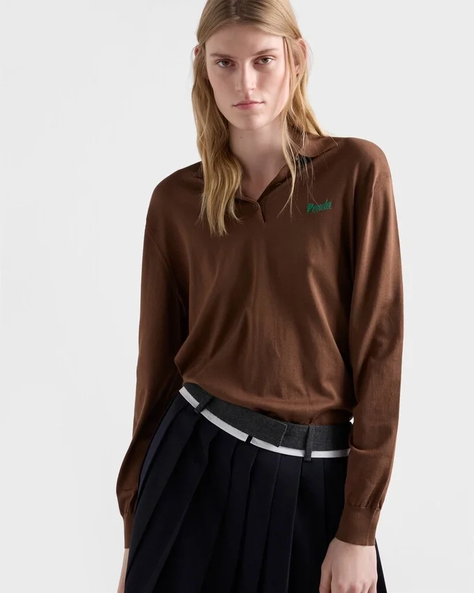 Hedvábné polo tričko Hedvábné polo tričko