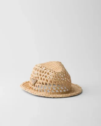 Háčkovaný klobouk Fedora