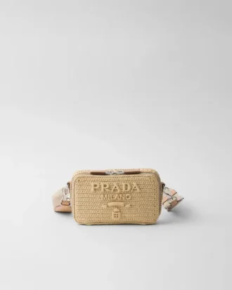 Háčkovaná taška Prada Brique