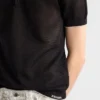 Hodvábné a bavlněné polo tričko Hodvábné a bavlněné polo tričko