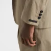 Jednořadé bavlněné sako Jednořadé bavlněné sako
