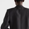 Jednořadé gabardénové sako Jednořadé gabardénové sako