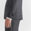 Jednořadý vlněný oblek Jednořadý vlněný oblek