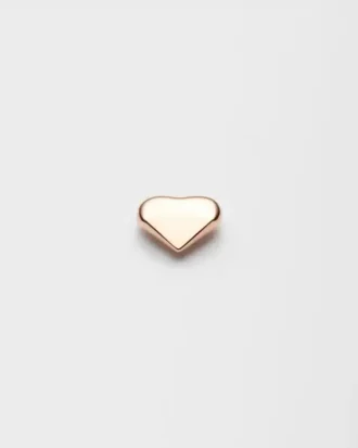 Jednostranná náušnice Eternal Gold Nano Heart z růžového zlata Jednostranná náušnice Eternal Gold Nano Heart z růžového zlata