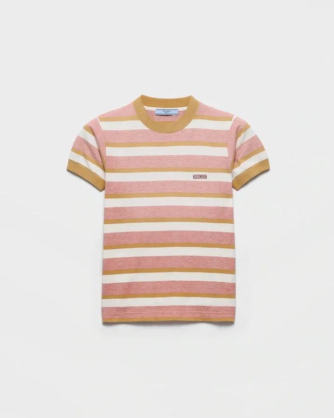 Jerseyové tričko Bayadere Stripe Jerseyové tričko Bayadere Stripe