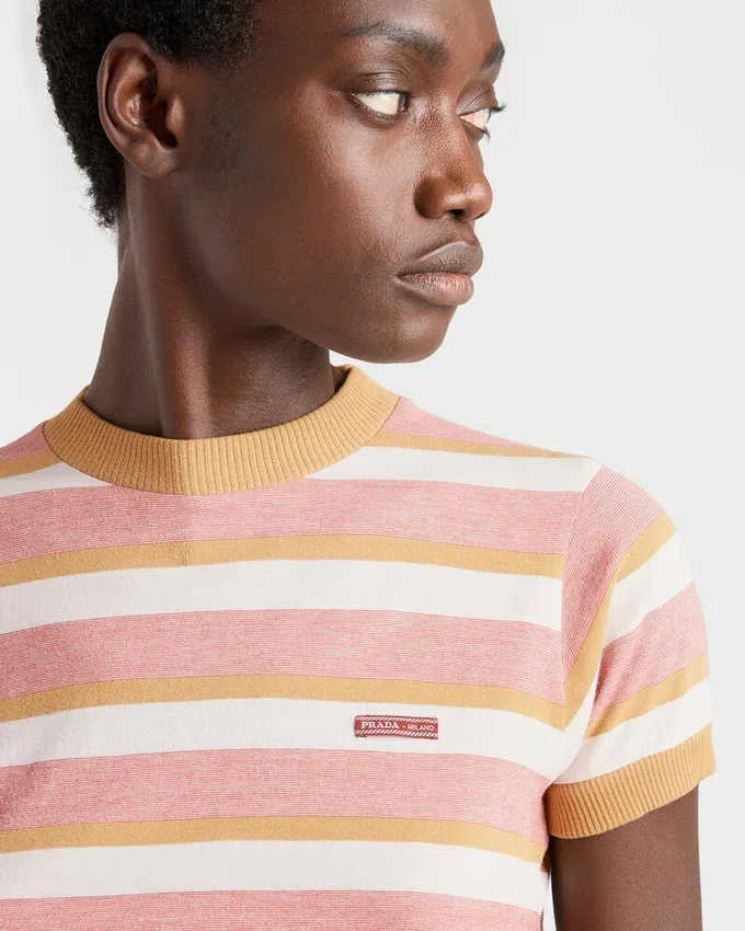 Jerseyové tričko Bayadere Stripe Jerseyové tričko Bayadere Stripe