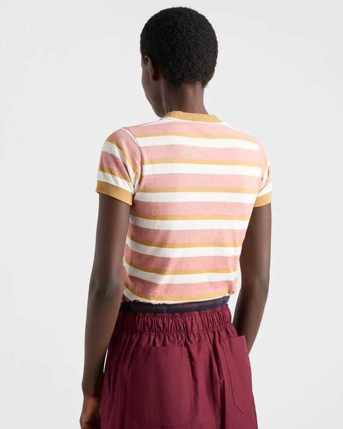 Jerseyové tričko Bayadere Stripe Jerseyové tričko Bayadere Stripe