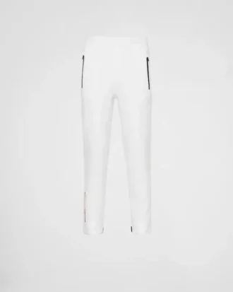 Joggingové kalhoty z technického materiálu s tepelně lepenými švy
