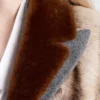 Kabát z ovčí kůže a látky Kabát z ovčí kůže a látky