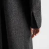 Kabát ze shetlandské vlny s ozdobnými knoflíky Kabát ze shetlandské vlny s ozdobnými knoflíky