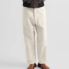 Kalhoty z chambray Kalhoty z chambray