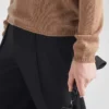 Kašmírový svetr s kulatým výstřihem