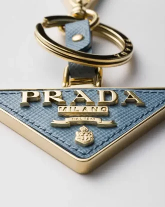 Klíčenka z kůže Saffiano a kovu
