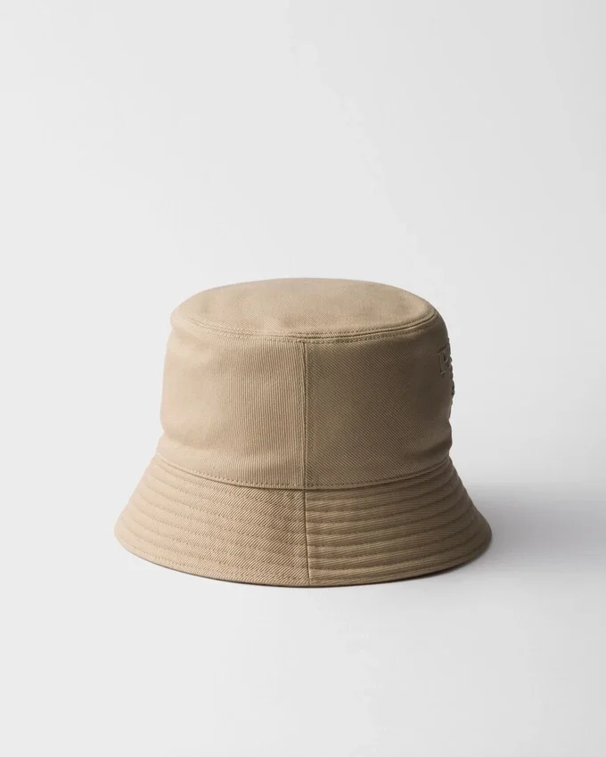 Klobouk typu bucket hat z drillu Klobouk typu bucket hat z drillu