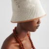 Klobouk typu bucket hat ze směsi lnu Klobouk typu bucket hat ze směsi lnu