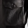 Kožená bomber bunda Kožená bomber bunda