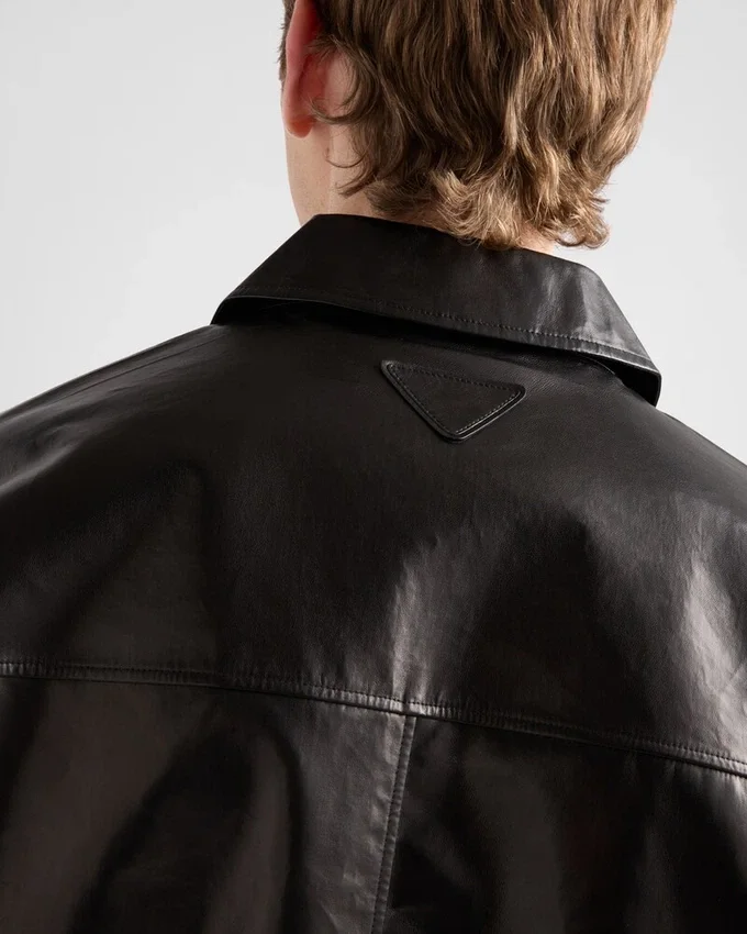Kožená bomber bunda Kožená bomber bunda