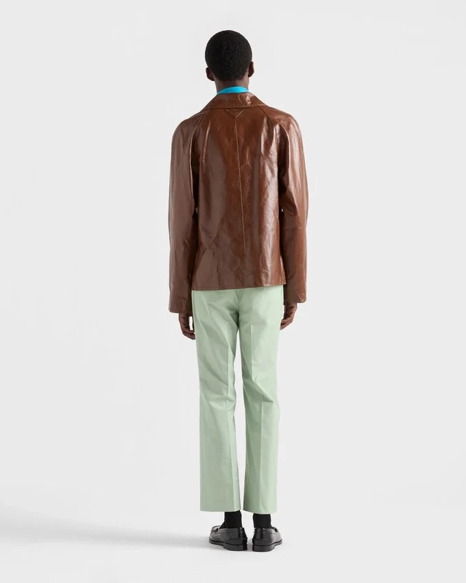 Kožená bunda v vintage stylu Kožená bunda v vintage stylu