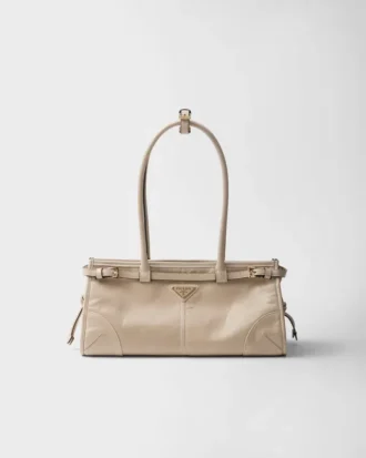 Kožená kabelka Prada Bonnie Medium