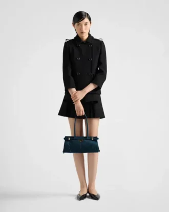 Kožená kabelka Prada Bonnie Medium