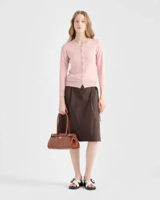 Kožená kabelka Prada Bonnie Medium