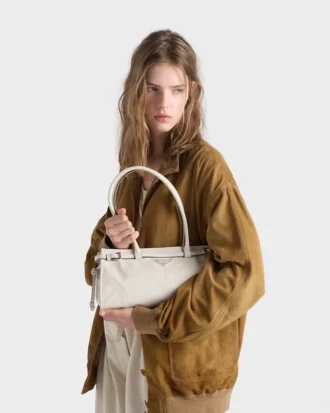 Kožená kabelka Prada Bonnie Medium