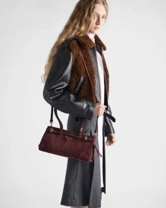 Kožená kabelka Prada Bonnie Medium