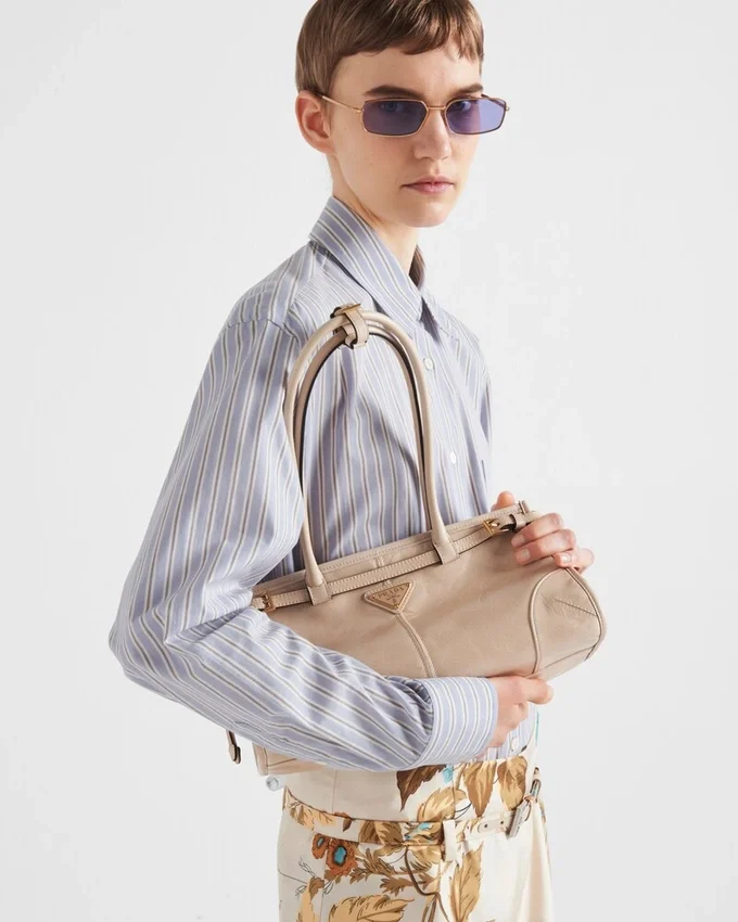 Kožená kabelka Prada Bonnie Medium Kožená kabelka Prada Bonnie Medium