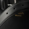 Kožená kabelka Prada Buckle s páskem Kožená kabelka Prada Buckle s páskem