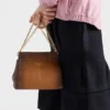Kožená kabelka Prada EnchaîNa Mini Kožená kabelka Prada EnchaîNa Mini