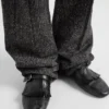 Kožené pantofle Shuffle s třásněmi a přezkou Kožené pantofle Shuffle s třásněmi a přezkou