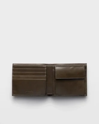 Kožená peněženka s mincovníkem