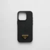 Kožené pouzdro Saffiano pro iPhone 16 Pro Kožené pouzdro Saffiano pro iPhone 16 Pro