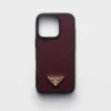 Kožené pouzdro Saffiano pro iPhone 16 Pro Kožené pouzdro Saffiano pro iPhone 16 Pro