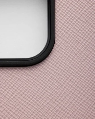 Kožené pouzdro Saffiano pro iPhone 16 Pro