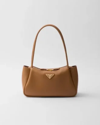 Kožená taška přes rameno Prada Darling Medium