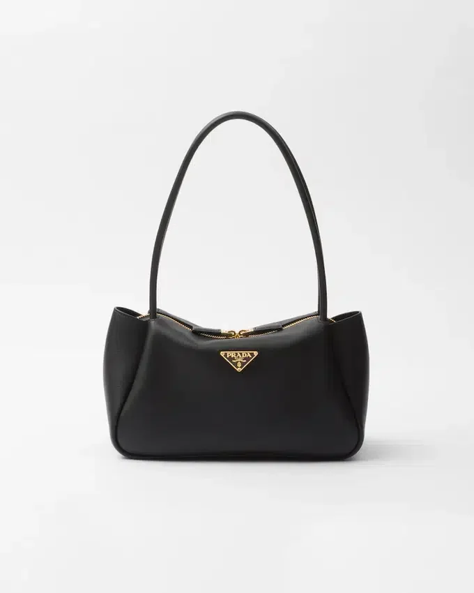 Kožená taška přes rameno Prada Darling Medium Kožená taška přes rameno Prada Darling Medium